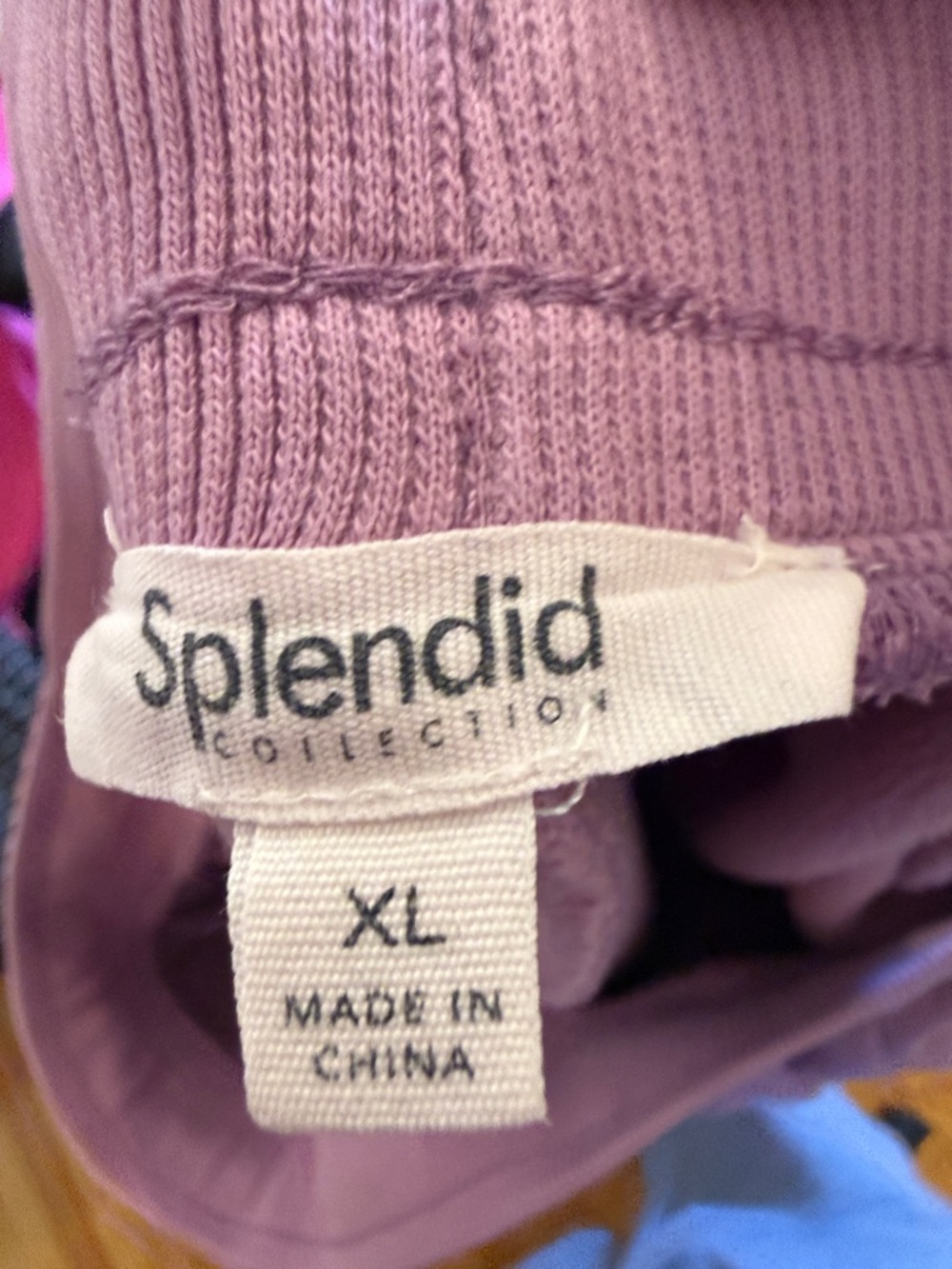 Splendid Lavender Drawstring Jogger Pants - Picture 2 of 3